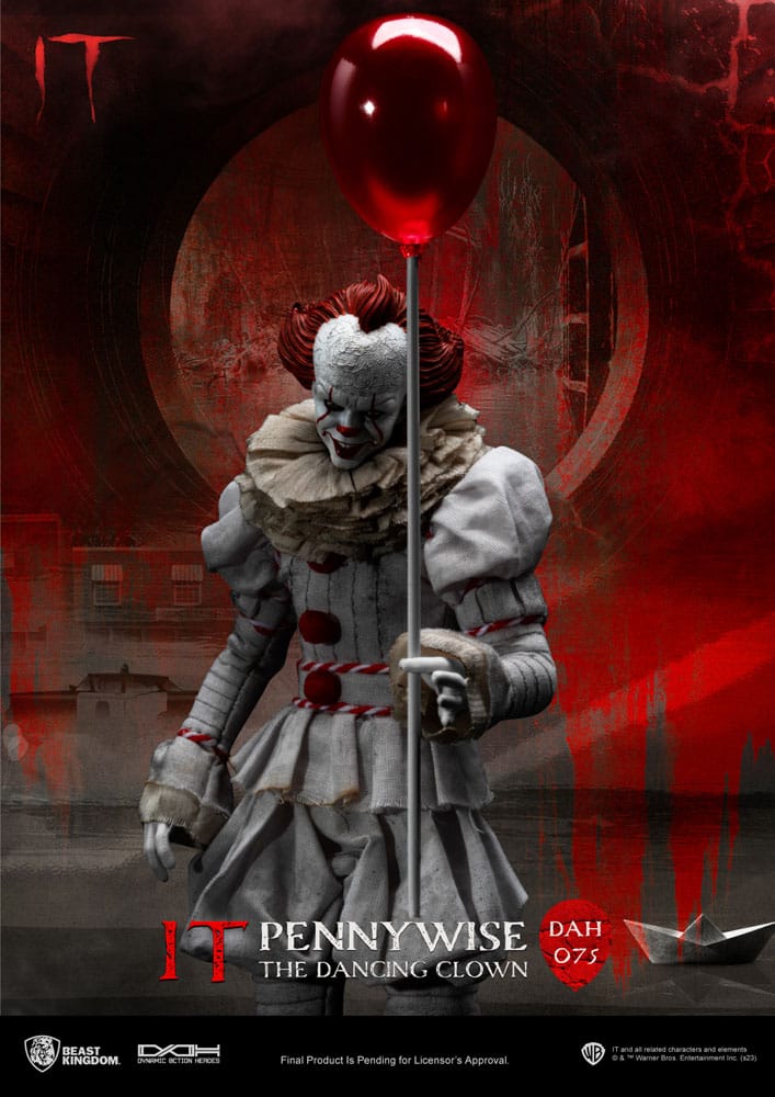 PREORDINE ESAURITO Stephen Kings It Dynamic 8ction Heroes Action Figure 1/9 Pennywise 21 cm (PREORDINE NON CANCELLABILE)