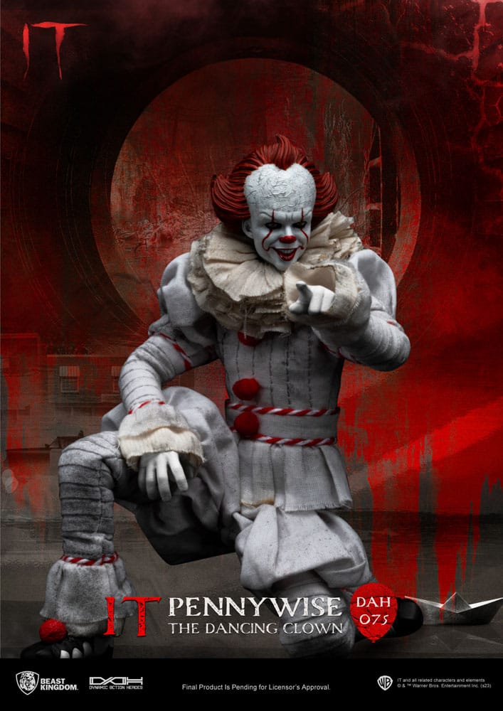 PREORDINE ESAURITO Stephen Kings It Dynamic 8ction Heroes Action Figure 1/9 Pennywise 21 cm (PREORDINE NON CANCELLABILE)