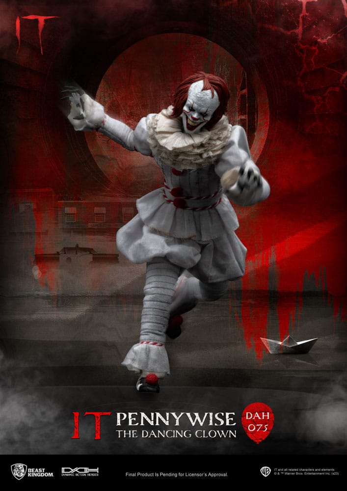 PREORDINE ESAURITO Stephen Kings It Dynamic 8ction Heroes Action Figure 1/9 Pennywise 21 cm (PREORDINE NON CANCELLABILE)