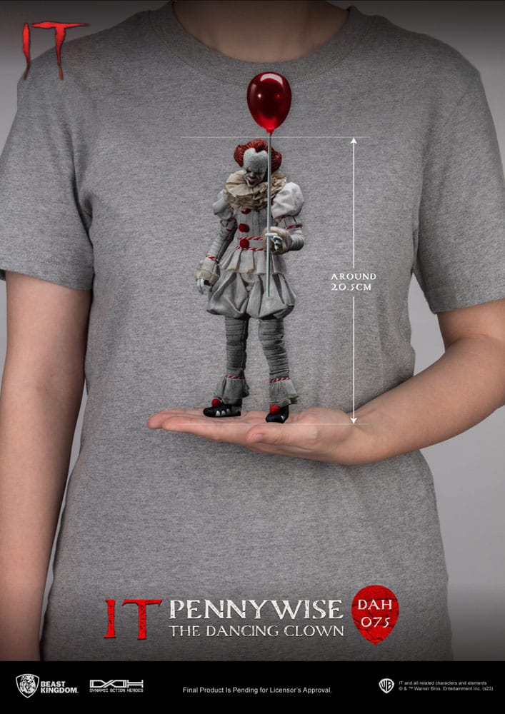 PREORDINE ESAURITO Stephen Kings It Dynamic 8ction Heroes Action Figure 1/9 Pennywise 21 cm (PREORDINE NON CANCELLABILE)