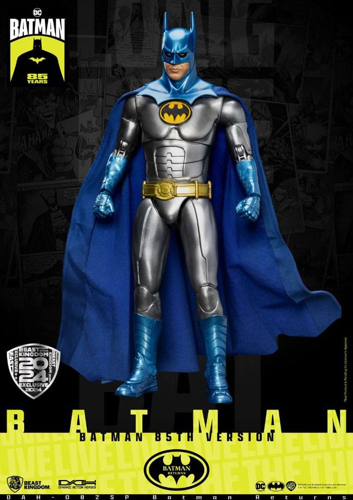 SU ORDINAZIONE DC Comics Dynamic 8ction Heroes Action Figure 1/9 Batman Returns Batman 85th Version 21 cm