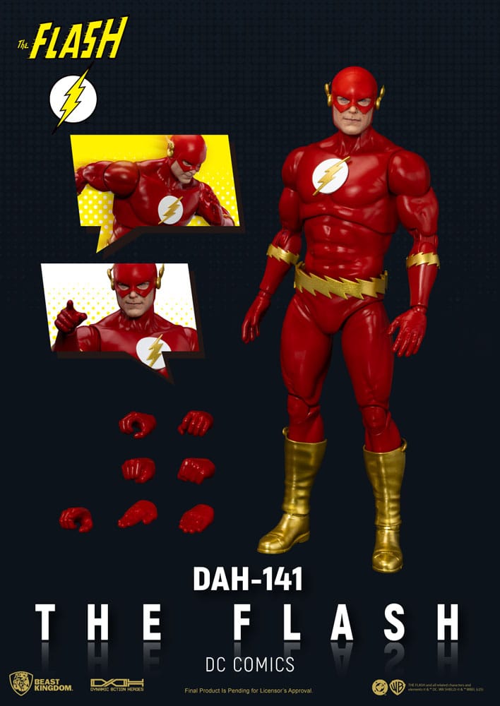 🧪 LAB | SU ORDINAZIONE DC Comics Action Figure The Flash 20 cm