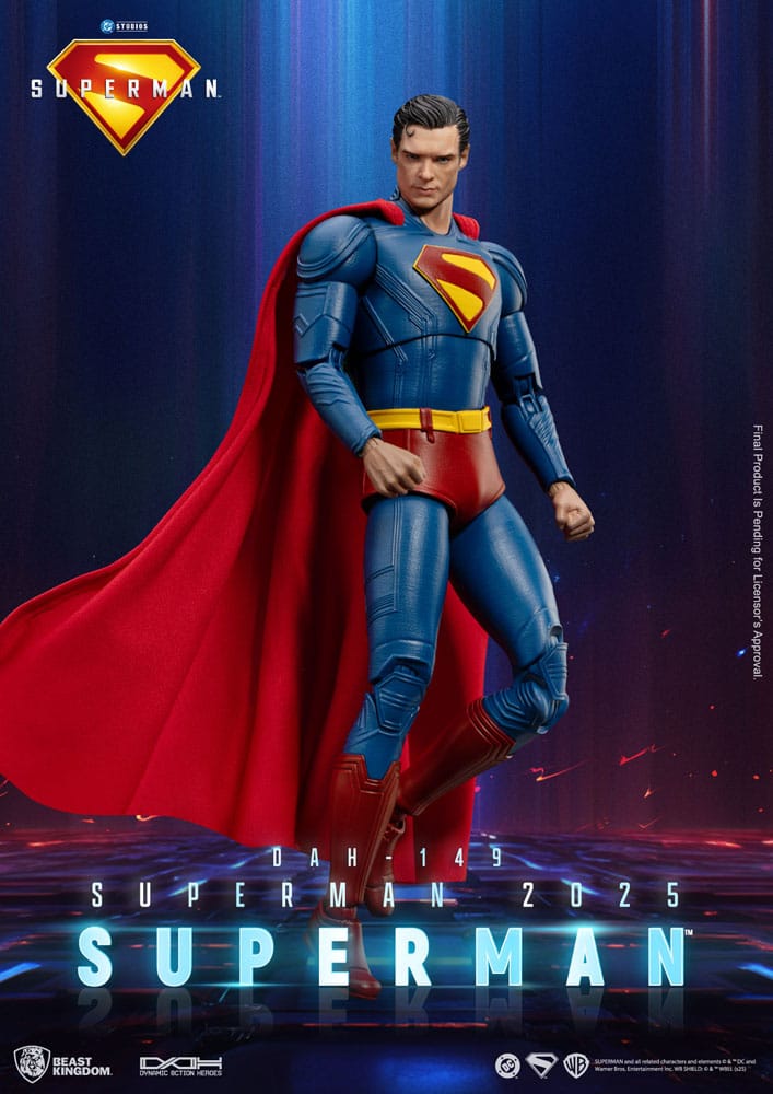 🧪 LAB | SU ORDINAZIONE Superman (2025) Action Figure Superman & Krypto 21 cm