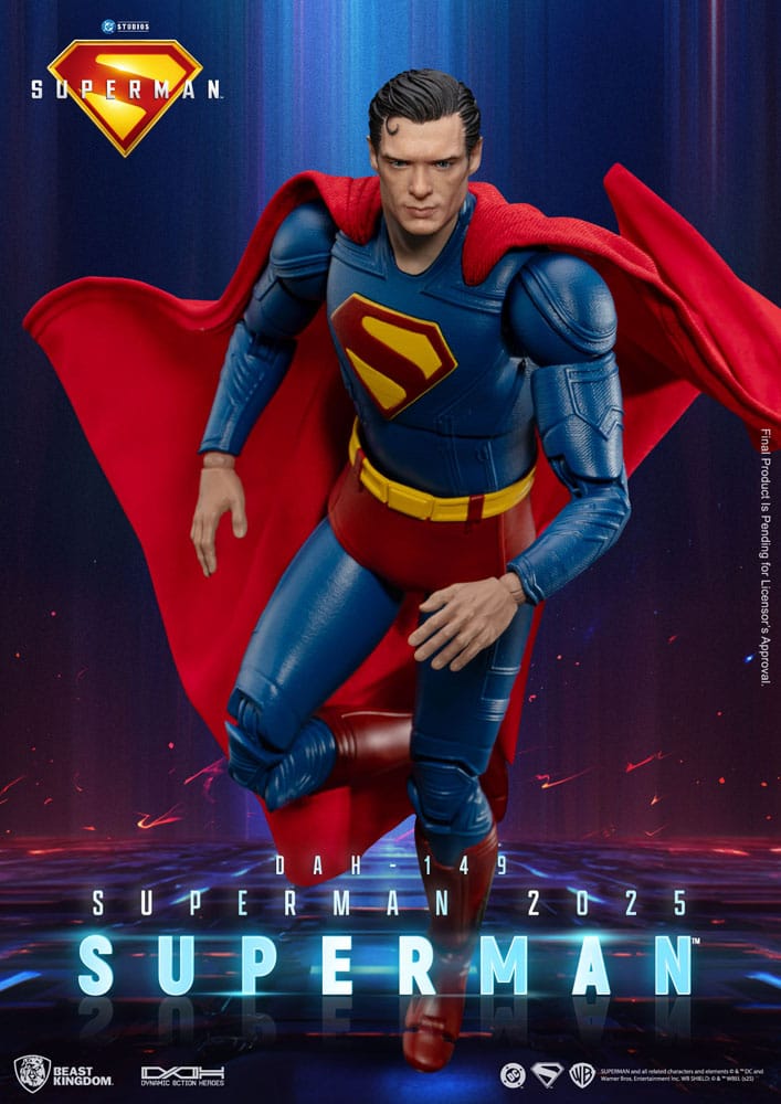 🧪 LAB | SU ORDINAZIONE Superman (2025) Action Figure Superman & Krypto 21 cm