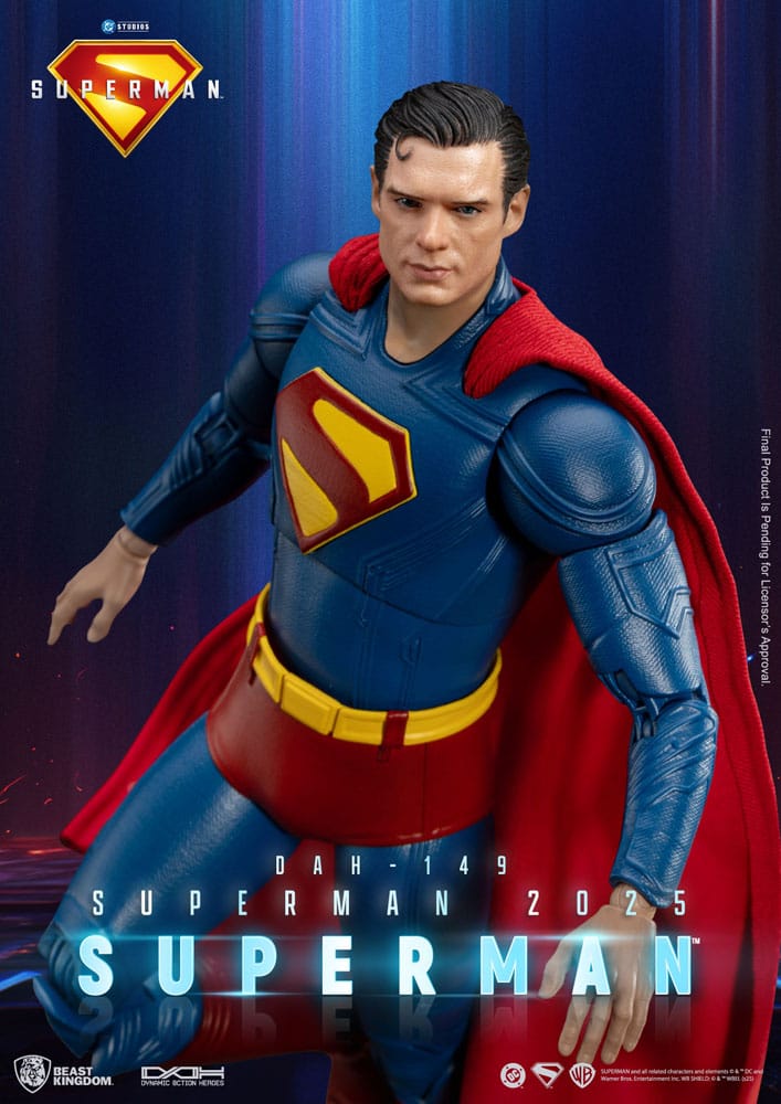 🧪 LAB | SU ORDINAZIONE Superman (2025) Action Figure Superman & Krypto 21 cm