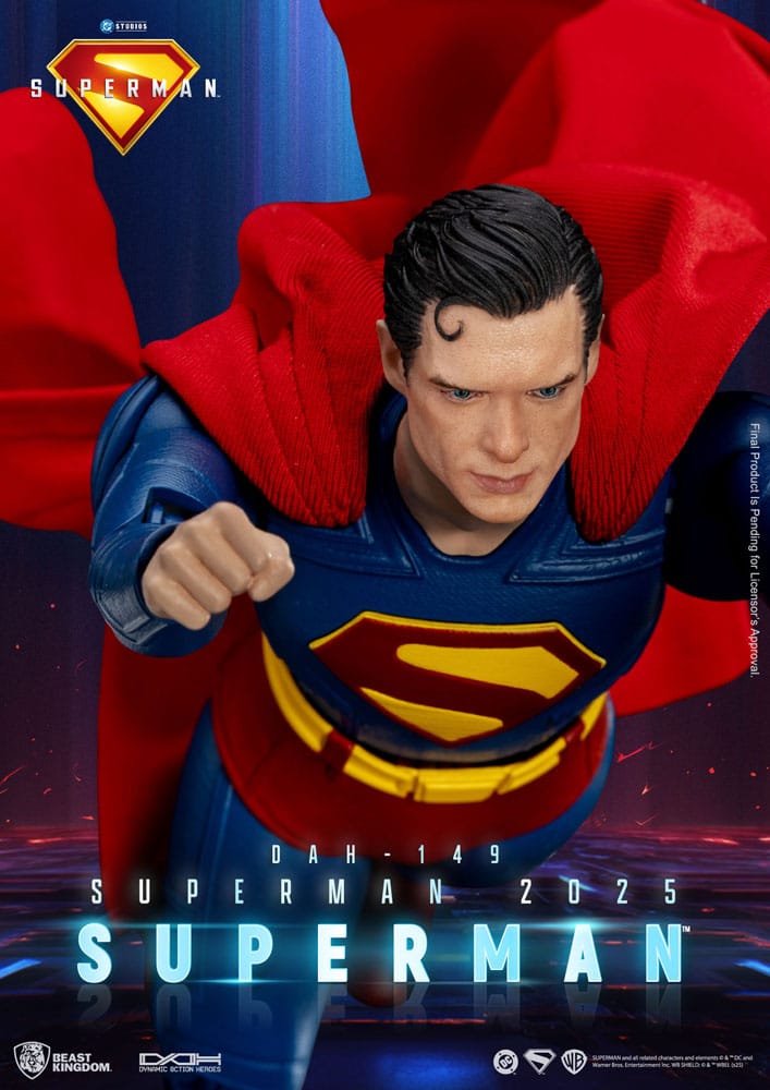 🧪 LAB | SU ORDINAZIONE Superman (2025) Action Figure Superman & Krypto 21 cm