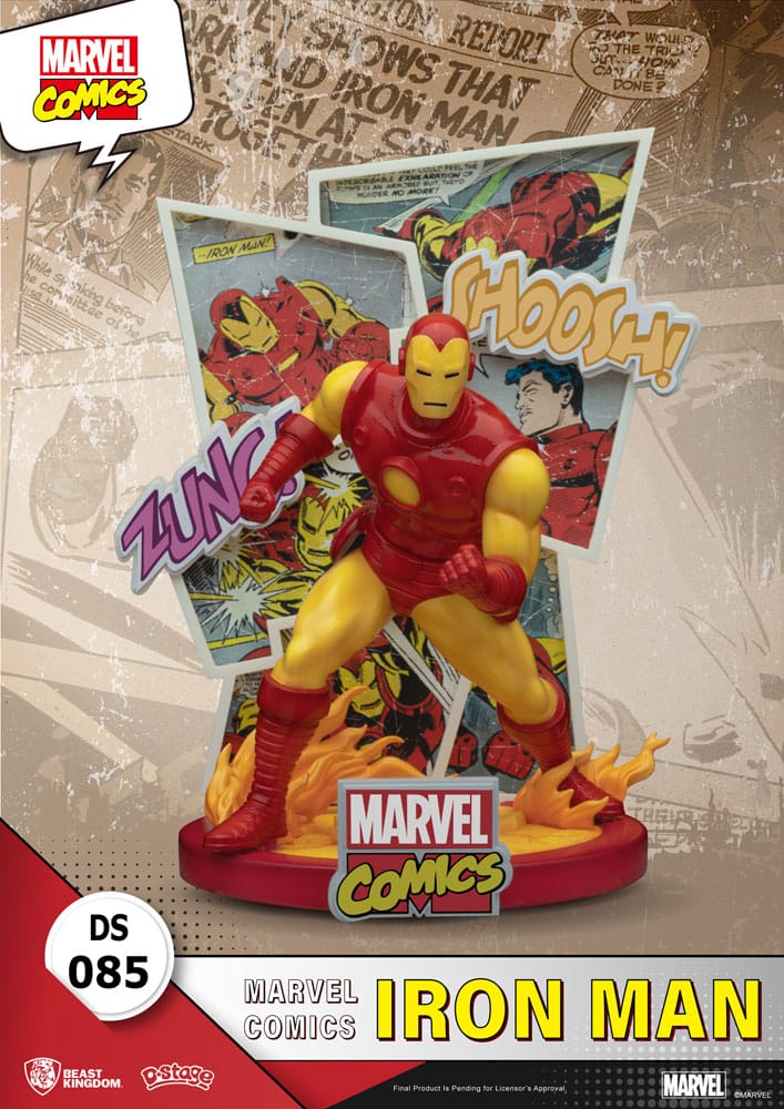 SU ORDINAZIONE Marvel Comics D-Stage PVC Diorama Iron Man 16 cm *PREZZO SPECIALE* ESAURITO