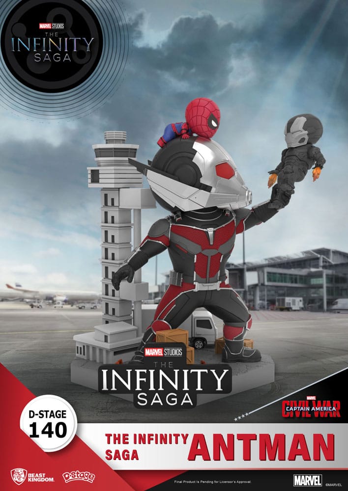 PREORDINE ESAURITO The Infinity Saga D-Stage PVC Diorama Antman 14 cm
