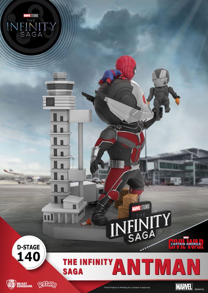 PREORDINE ESAURITO The Infinity Saga D-Stage PVC Diorama Antman 14 cm