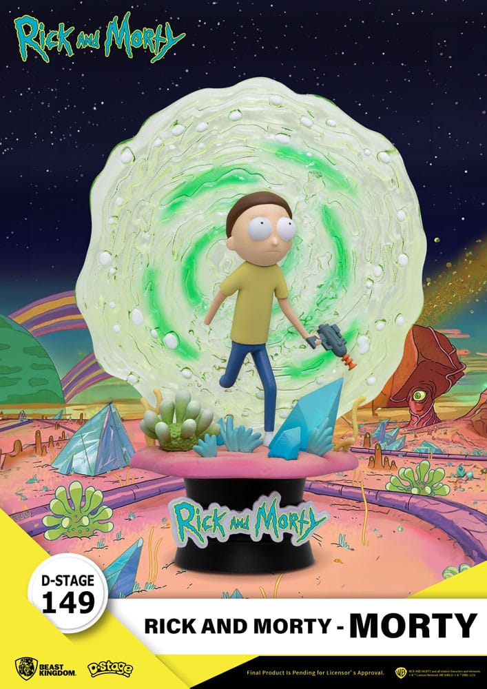 SU ORDINAZIONE Rick & Morty D-Stage PVC Diorama Morty 14 cm