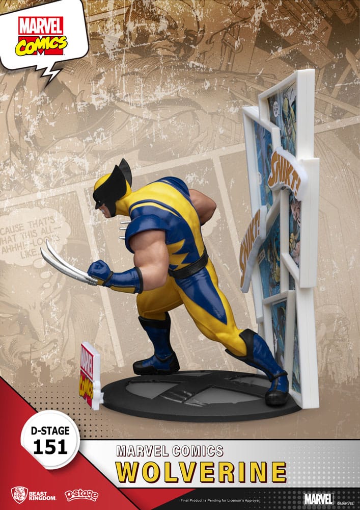 PREORDINE ESAURITO  Marvel D-Stage PVC Diorama Wolverine 16 cm