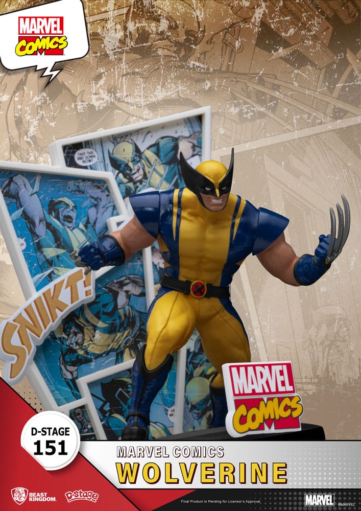 PREORDINE ESAURITO  Marvel D-Stage PVC Diorama Wolverine 16 cm