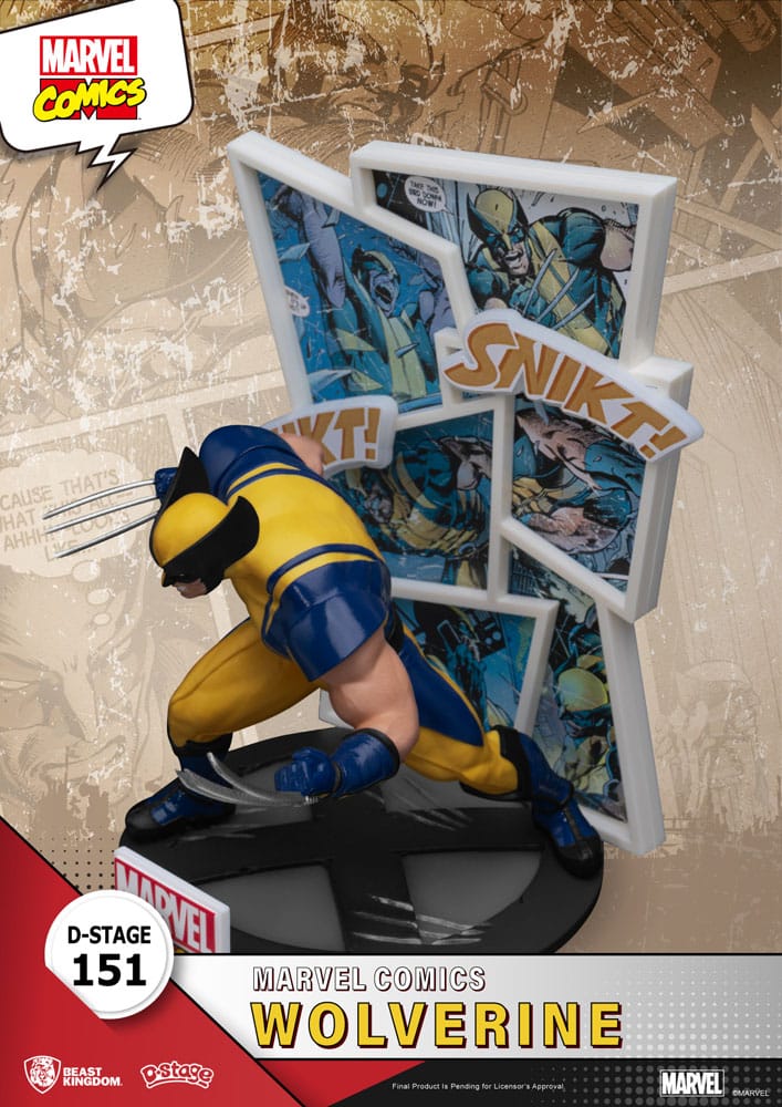 PREORDINE ESAURITO  Marvel D-Stage PVC Diorama Wolverine 16 cm