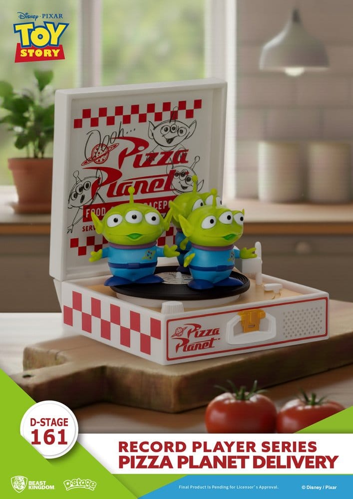 🧪 LAB | SU ORDINAZIONE Toy Story Record Player Series PVC figure Pizza Planet Delivery 12 cm