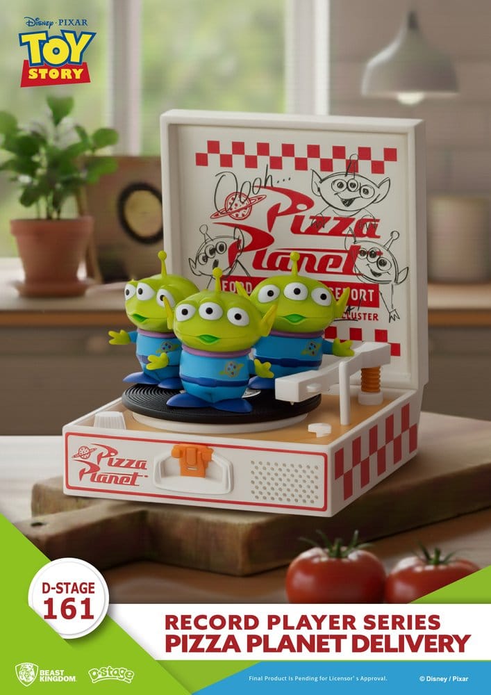 🧪 LAB | SU ORDINAZIONE Toy Story Record Player Series PVC figure Pizza Planet Delivery 12 cm