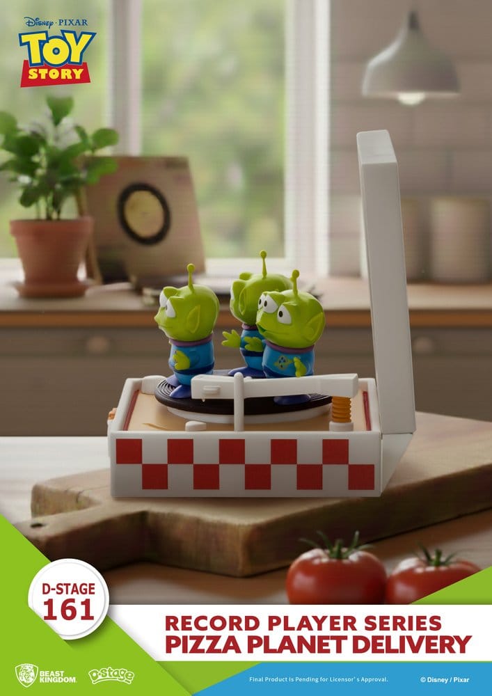 🧪 LAB | SU ORDINAZIONE Toy Story Record Player Series PVC figure Pizza Planet Delivery 12 cm