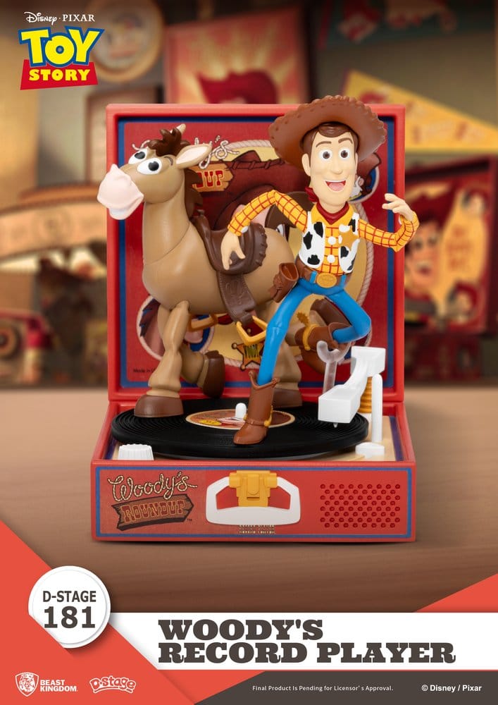 🧪 LAB | SU ORDINAZIONE Toy Story Record Player Series PVC figure Woody's Record Player 13 cm
