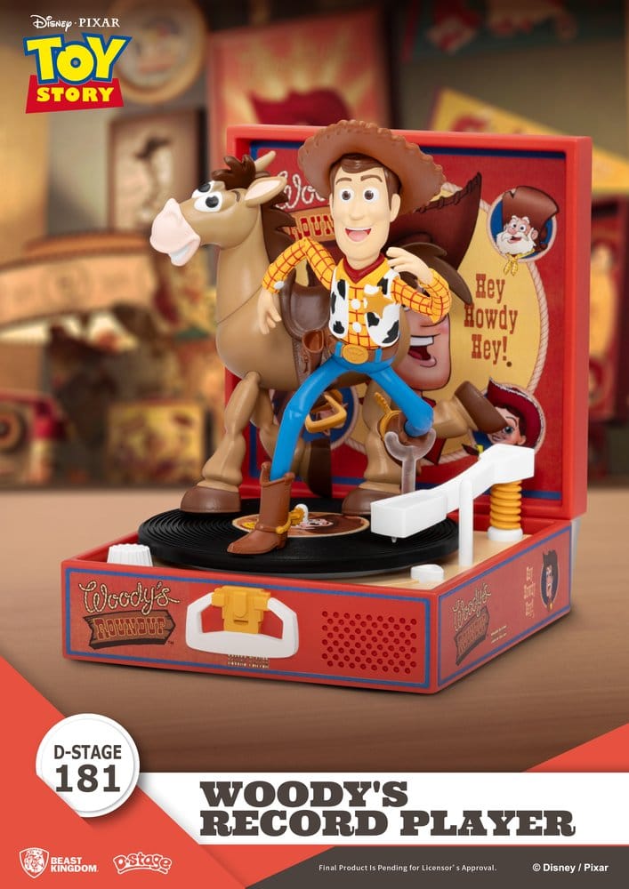 🧪 LAB | SU ORDINAZIONE Toy Story Record Player Series PVC figure Woody's Record Player 13 cm