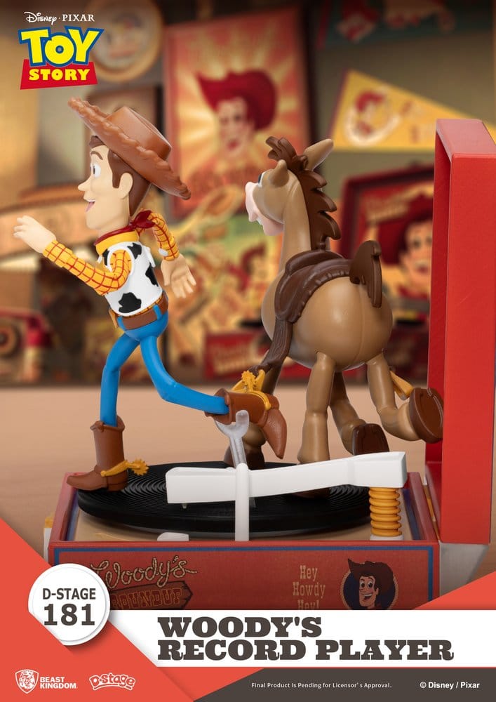 🧪 LAB | SU ORDINAZIONE Toy Story Record Player Series PVC figure Woody's Record Player 13 cm