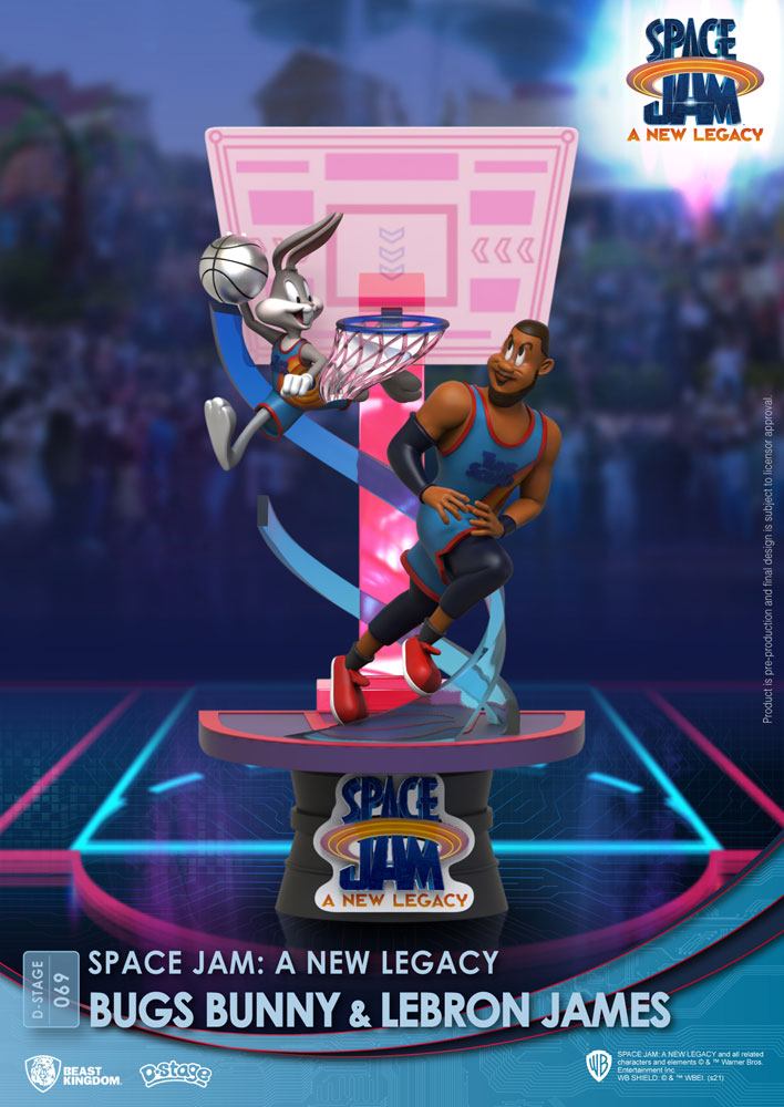 SU ORDINAZIONE Space Jam: A New Legacy D-Stage PVC Diorama Bugs Bunny & Lebron James New Version 15 cm *PREZZO SPECIALE*