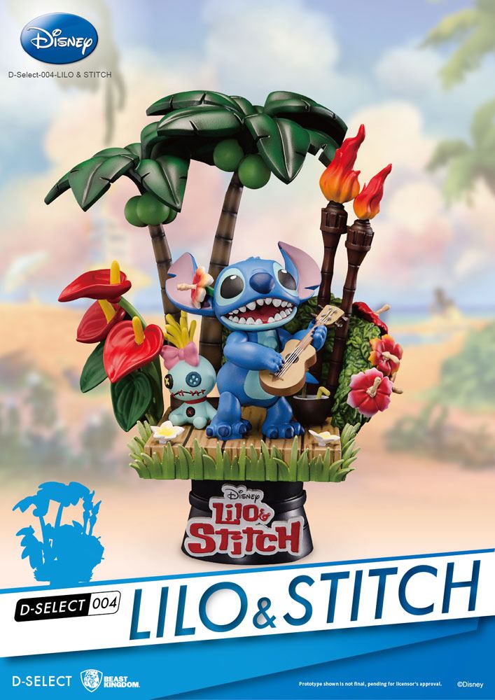 SU ORDINAZIONE Disney D-Stage PVC Diorama Stitch 14 cm *PREZZO SPECIALE*