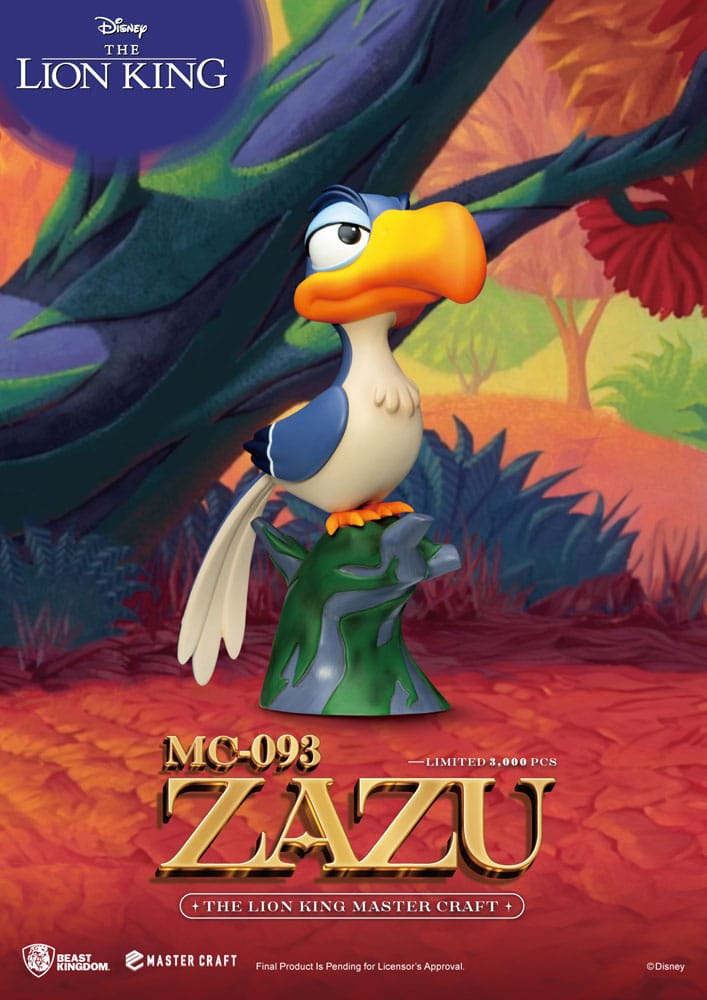 MADE TO ORDER Disney Master Craft Statue The Lion King Zazu 20 cm