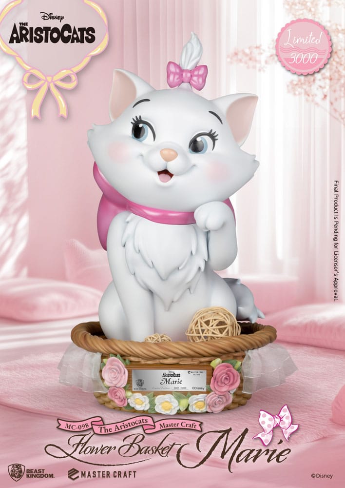 🧪 LAB | SU ORDINAZIONE Aristocats Master Craft Statue Flower Basket Marie 32 cm