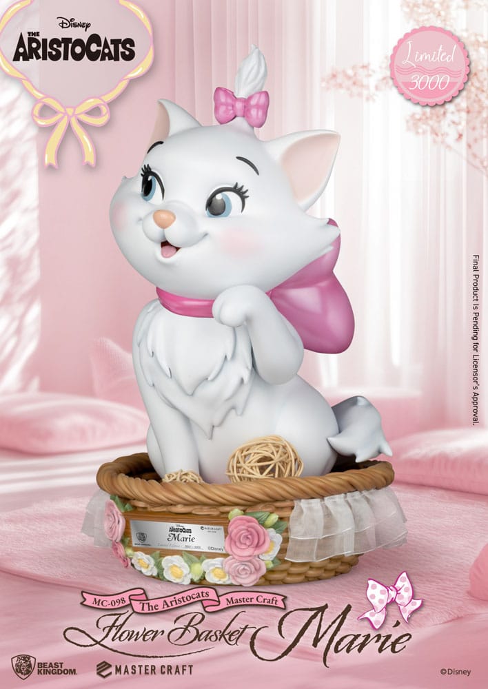 🧪 LAB | SU ORDINAZIONE Aristocats Master Craft Statue Flower Basket Marie 32 cm