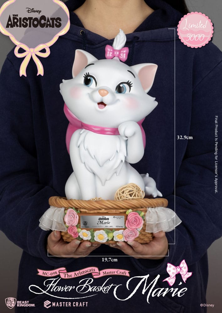 🧪 LAB | SU ORDINAZIONE Aristocats Master Craft Statue Flower Basket Marie 32 cm