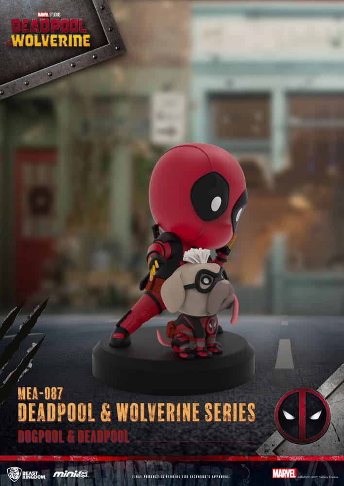🧪 LAB | SU ORDINAZIONE Deadpool 3 Deadpool & Wolverine Series Mini Egg Attack Figures 8 cm  