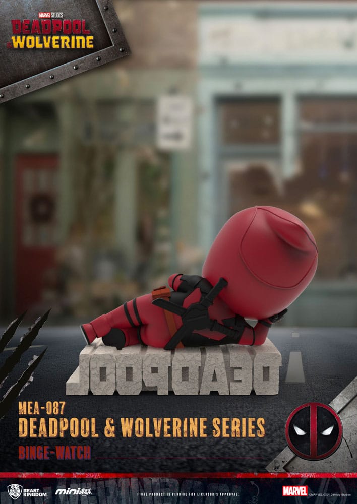 🧪 LAB | SU ORDINAZIONE Deadpool 3 Deadpool & Wolverine Series Mini Egg Attack Figures 8 cm  