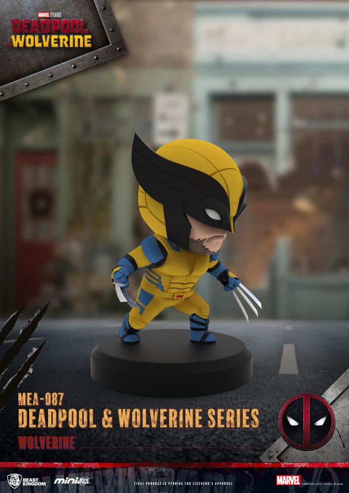 🧪 LAB | SU ORDINAZIONE Deadpool 3 Deadpool & Wolverine Series Mini Egg Attack Figures 8 cm  