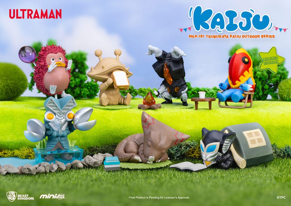 🧪 LAB | SU ORDINAZIONE Ultraman Mini Egg Attack Outdoor Series figures Tsuburaya Kaiju Blind Box (6) 7 cm