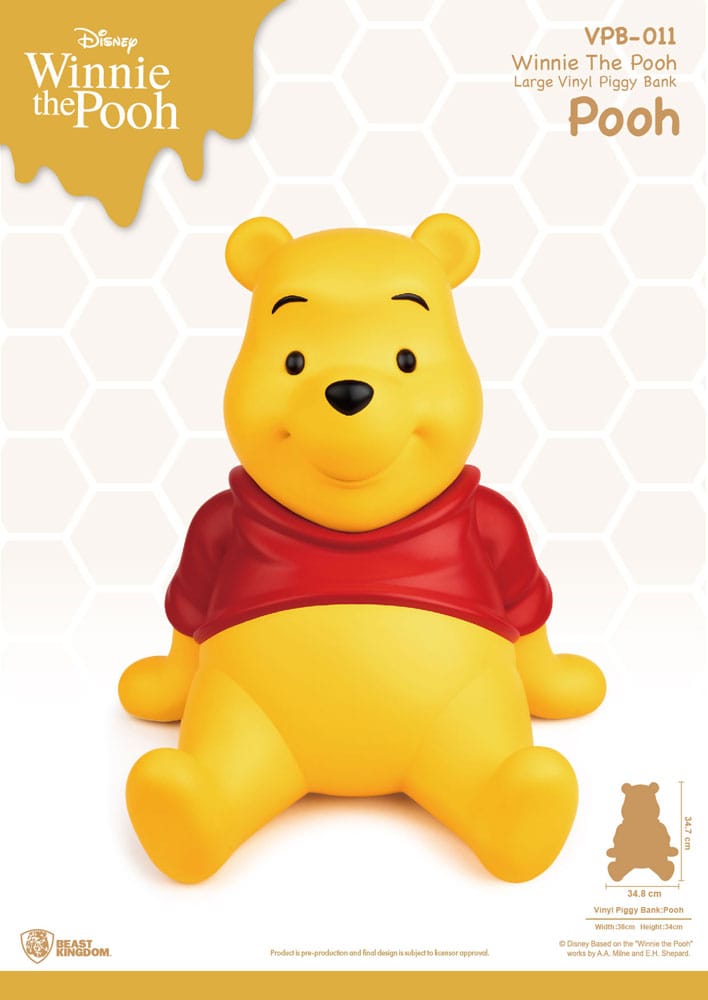 PREORDINE ESAURITO Winnie The Pooh Piggy Vinyl Bank Winnie 35 cm