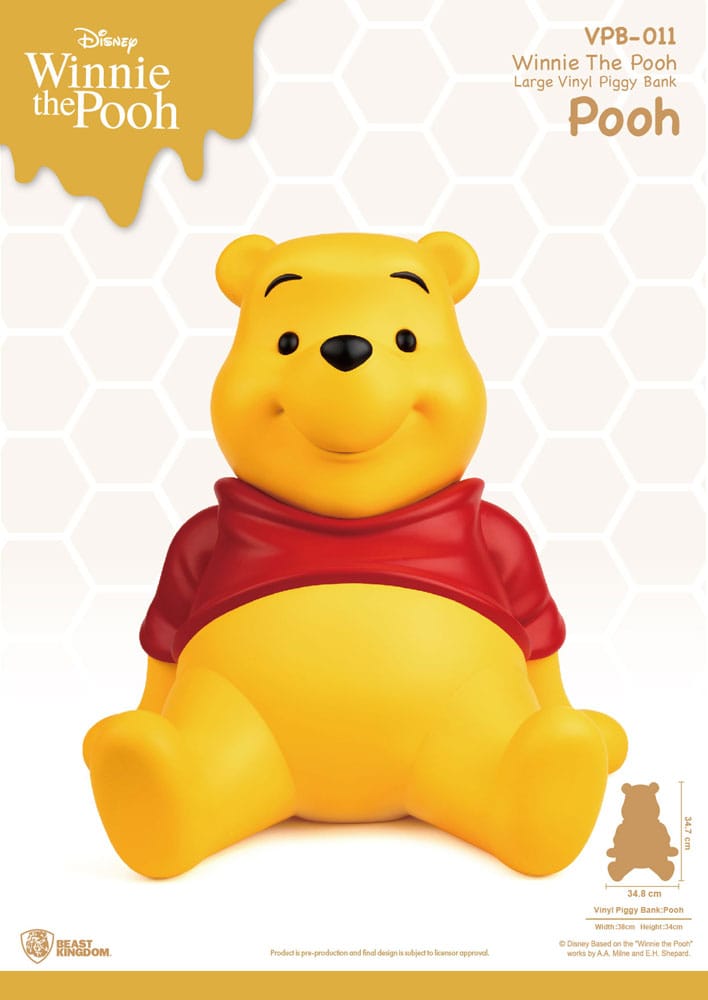 PREORDINE ESAURITO Winnie The Pooh Piggy Vinyl Bank Winnie 35 cm