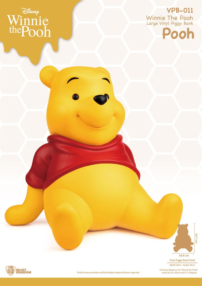 PREORDINE ESAURITO Winnie The Pooh Piggy Vinyl Bank Winnie 35 cm
