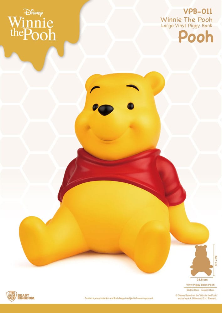 PREORDINE ESAURITO Winnie The Pooh Piggy Vinyl Bank Winnie 35 cm