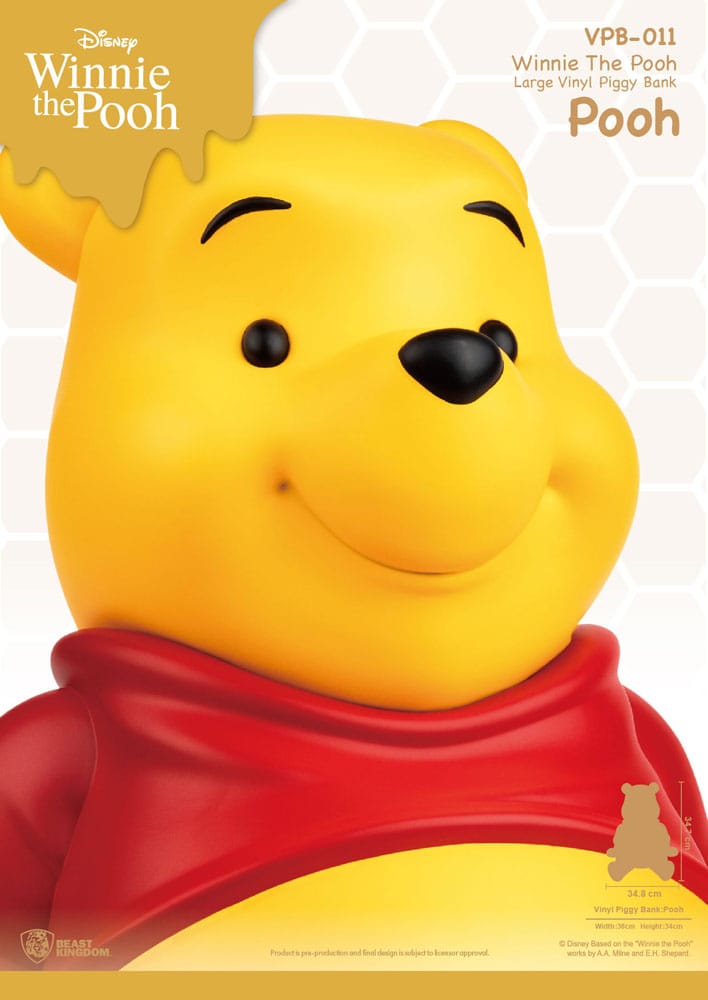 PREORDINE ESAURITO Winnie The Pooh Piggy Vinyl Bank Winnie 35 cm