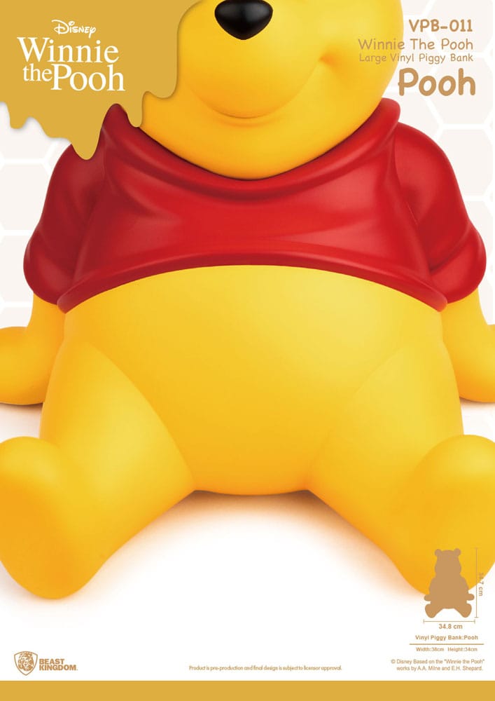 PREORDINE ESAURITO Winnie The Pooh Piggy Vinyl Bank Winnie 35 cm