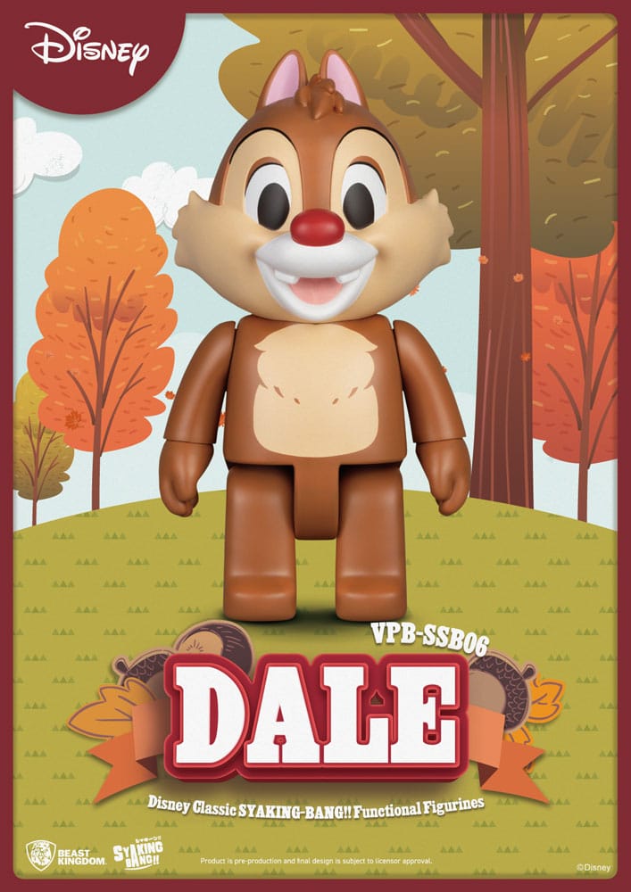 SU ORDINAZIONE Disney: Classic Chip 'n' Dale Syaking Bang PVC Figur Dale 33 cm ESAURITO
