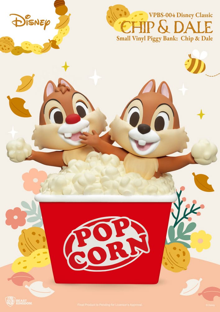 SU ORDINAZIONE Disney Piggy Vinyl Bank Chip & Dale 24 cm