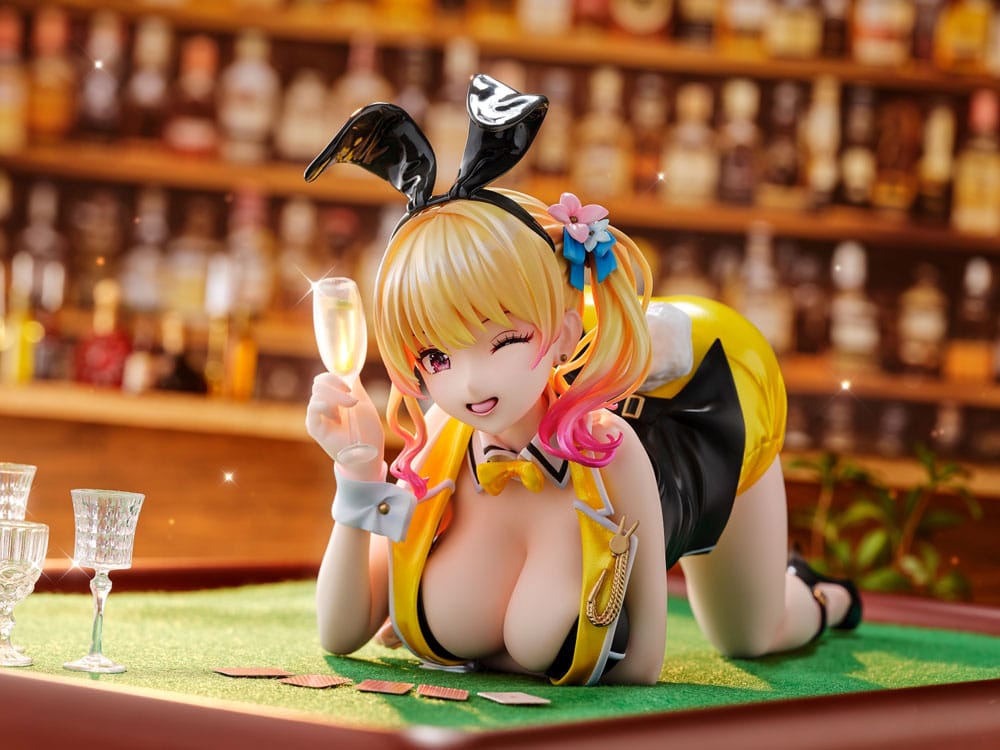 SU ORDINAZIONE Bunny Garden PVC Statue 1/6 Rin 13 cm   
