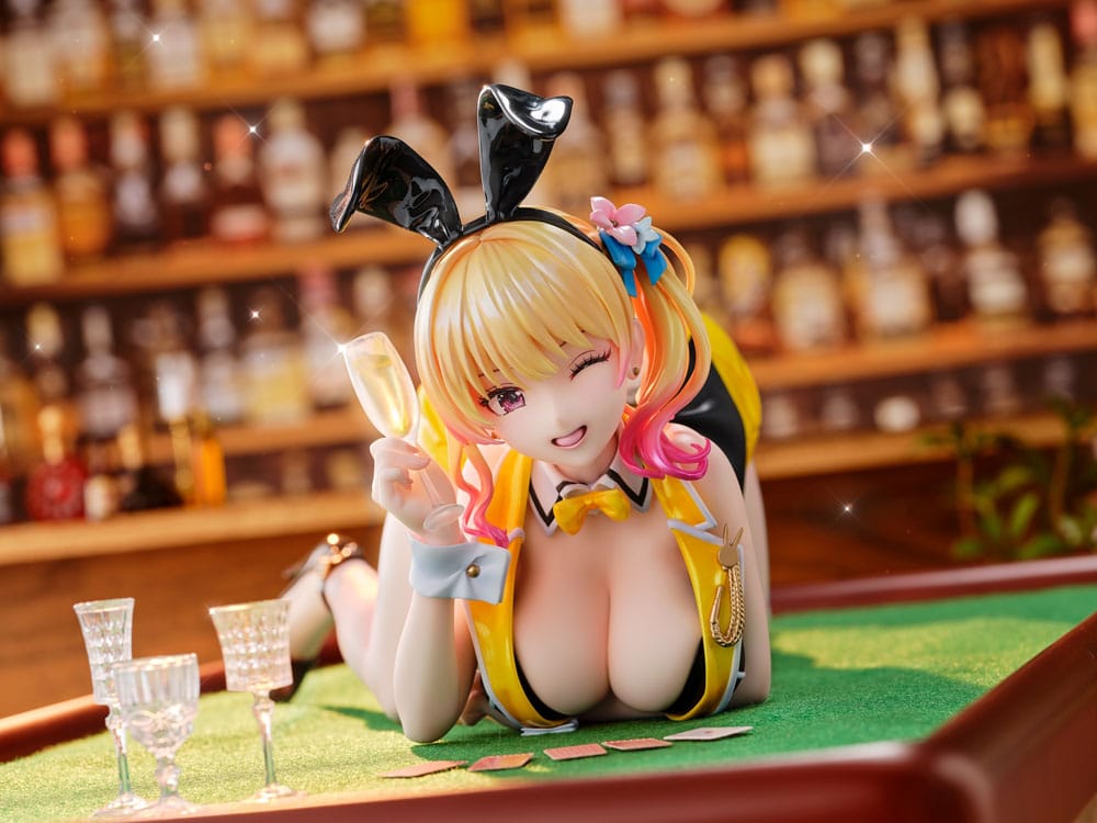 SU ORDINAZIONE Bunny Garden PVC Statue 1/6 Rin 13 cm   