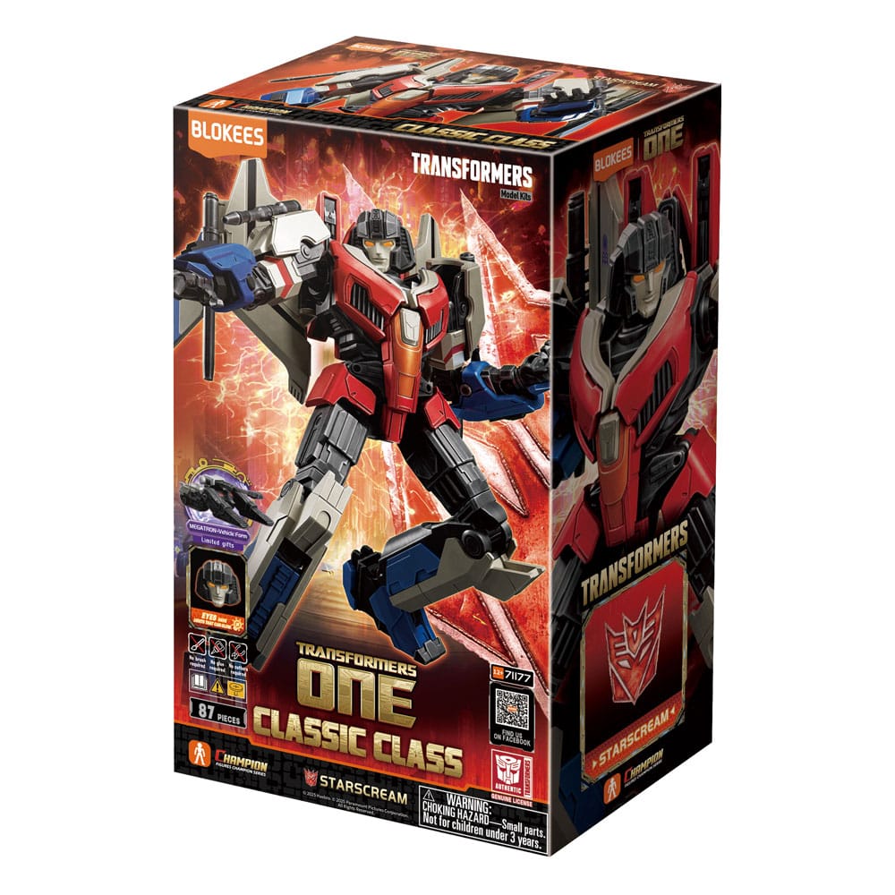 SU ORDINAZIONE Transformers Blokees Plastic Model Kit Classic Class 16 Starsream