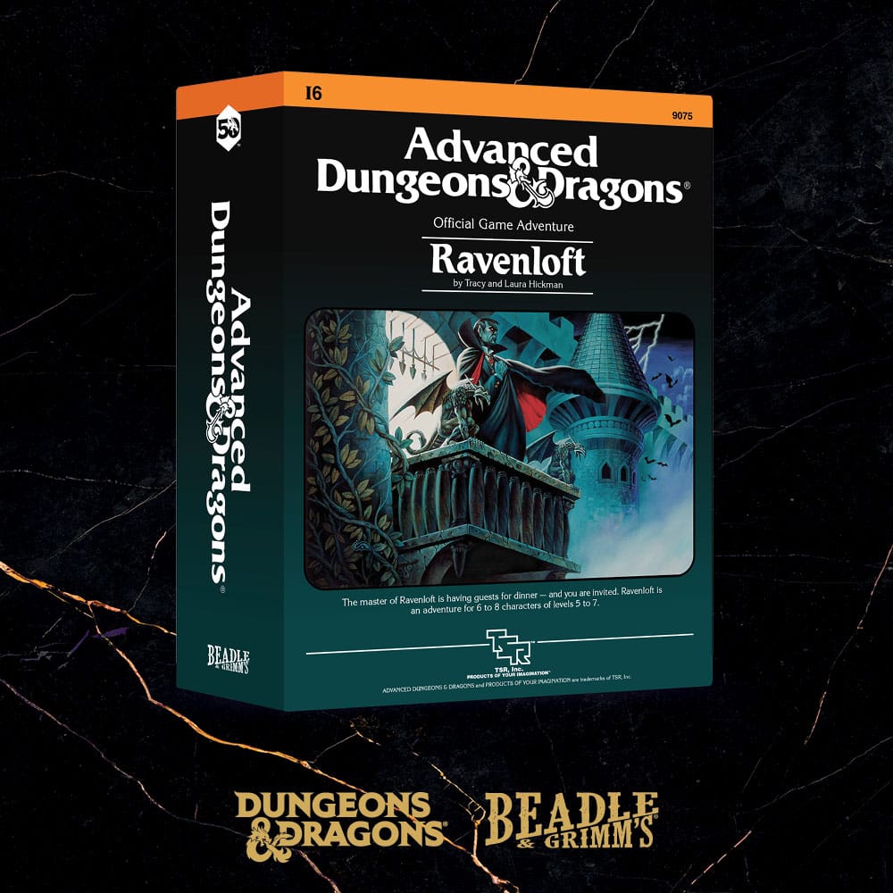 MADE TO ORDER Dungeons &amp; Dragons Classic Module Dice Set Ravenloft (7) *SPECIAL PRICE*