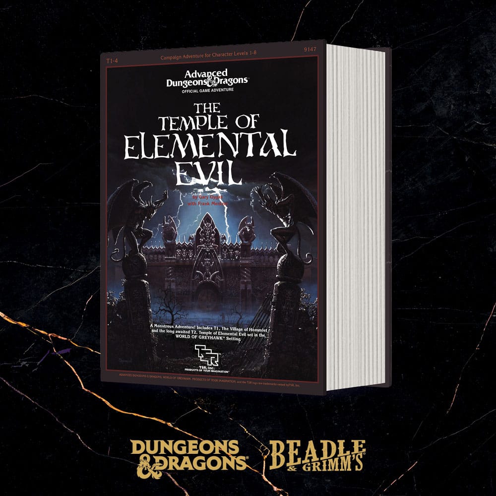 MADE TO ORDER Dungeons &amp; Dragons Classic Module Dice Set The Temple of Elemental Evil (7) *SPECIAL PRICE*