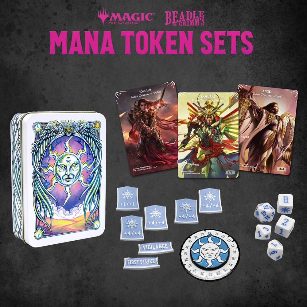 MADE TO ORDER Magic the Gathering Dice and Token Pack White Mana
