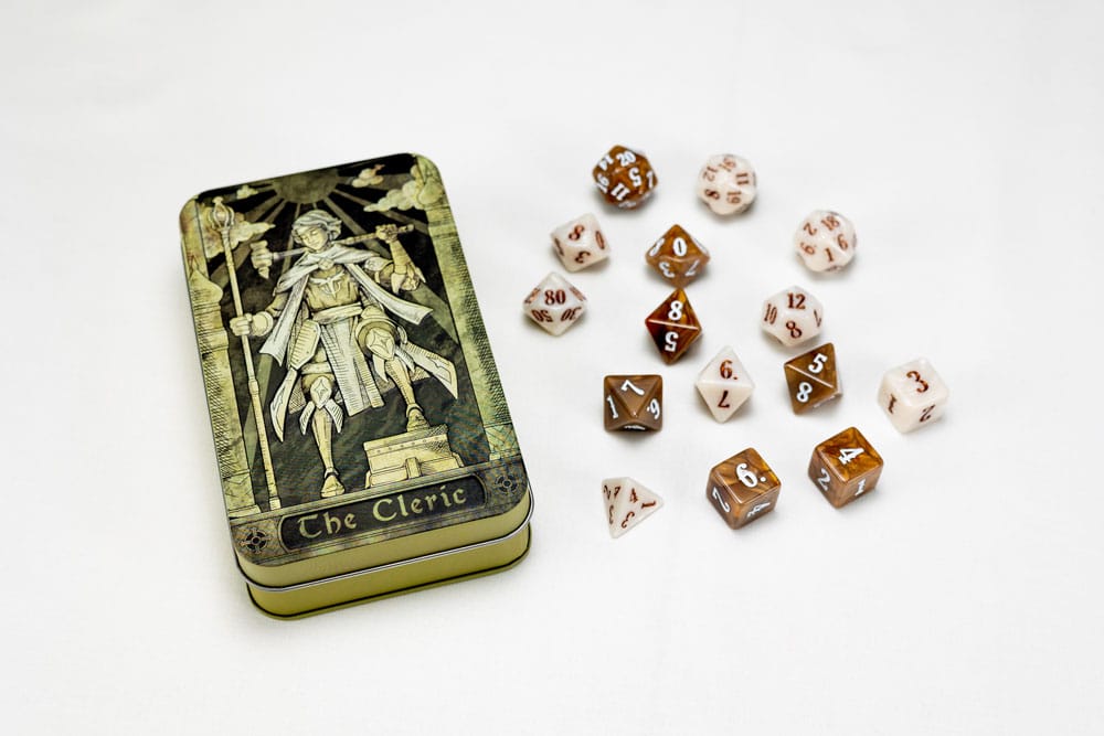 SU ORDINAZIONE Character Class Classic RPG Dice Set Cleric (14) *PREZZO SPECIALE* ESAURITO