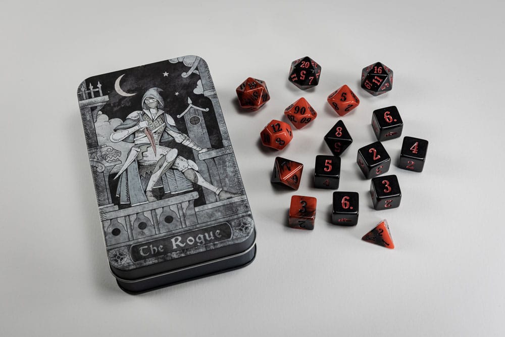 MADE TO ORDER Character Class Classic RPG Dice Set Rogue (16)