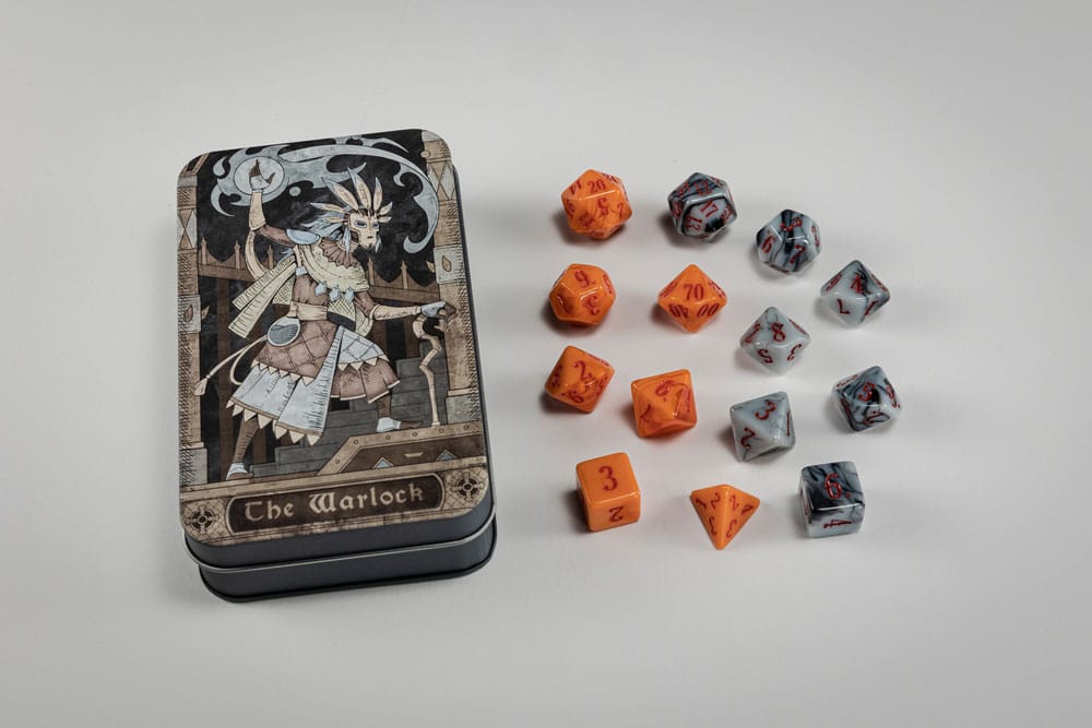 MADE TO ORDER Character Class Classic RPG Dice Set Warlock (14) *SPECIAL PRICE*